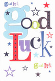 The sense of encouragement practically leaps from this bright, joyful good luck card, its arrangement of vibrant fonts and stars set against a flawless white background capturing the essence of heartfelt wishes from New Malden locals. Oversized, pastel-blue letters intertwine with deep reds, moss greens, and rich purples, each character seemingly chosen with the same care as wildflowers gathered from local garden paths. Pops of navy, lilac, and a dusting of lemon-lime enliven the design, while whimsical stars scatter and dance much like dusk lights over Beverley Brook-echoing dreams and aspirations stretching into the evening sky. Even through its smooth, inviting texture, you sense the tactile pleasure of quality card stock, a reminder of the delight in pressing something thoughtfully made into a loved one's palm. Crafted for significant moments-be it a new job in New Malden, nervously awaited exam results, or a courageous leap into the unknown-it radiates optimism and friendship, much like a blooming bouquet given with heartfelt sincerity right here in the neighbourhood.